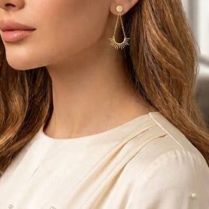 گوشواره آویز خورشیدی